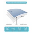 thumbnail image 5 of Quilts Full Size, Light Blue Ombre Soft Comforter Bedding Set for Bed, Modern Rustic Aqua Gradient Lightweight Quilted Bedspread with Pillow Cover(2 Pieces) for All Season, 78x90 Inch, 5 of 6