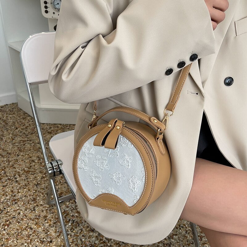 Cocopeaunt Vintage Round Shoulder Bag