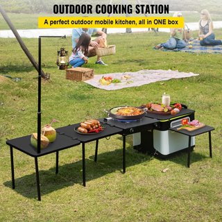 Eatcamp Camping Kitchen Outdoor Igt Camping Cooking Station for BBQ Picnic  Party - China BBQ Grill and Outdoor Folding Dining Table price