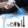 thumbnail image 4 of PureCasa Handheld Vacuum Cordless, Car Vacuum Portable Rechargeable with LED Light, 120W Powerful Motor & 9KPa Suction, Lightweight Mini Vacuum Cleaner for Home Vihecle, 1PC, White, 6.5"x5.8"x2.2", 4 of 9