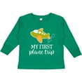 thumbnail image 3 of Inktastic My First Plane Trip Airplane Travel Boys or Girls Long Sleeve Toddler T-Shirt, 3 of 5