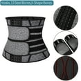 thumbnail image 5 of SHAPERIN Women's Slimming Sweat Sauna Neoprene Underbust Corset Sports Waist Training Trainer Cincher Sport Girdle Trimmer Belt, 5 of 6