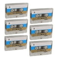 thumbnail image 5 of Masteelf 12 pcs  Empty Cassette Tapes 30 Minutes Standard Cassette Blank Tapes Player Empty Magnetic Audio Tape Recording with Cases for Speech Music Recording MP3 DVD, 5 of 8