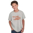 thumbnail image 5 of Too Lazy Ironic Halloween Costume Crewneck T Shirts Boy Girl Teen Brisco Brands XS, 5 of 6