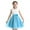 White&Sky Blue, variant on YONGHS Flower Girls Pleated Chiffon 3D Petal Bridesmaid Dress for Wedding Pageant Party Ball Gown White&Turquoise 8