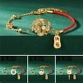 thumbnail image 2 of Mightlink Lucky Red Rope Zodiac Dragon Bracelet Women Men Adjustable Handmade Beaded Bracelet 2024 New Year Jewelry Gift, 2 of 7