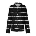 thumbnail image 4 of XuJwPNcy Long Sleeve Shirts for Women Collared V Neck Button down Blouse Tees Fall Color Block Tops, 4 of 4