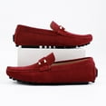 thumbnail image 4 of Big Size Men's Casual Loafers Slip On Leather Shoes Comfortable Lightweight Driving Shoes Male Moccasins Classic Penny Loafer Flats Boat Shoes Outdoor Walking Shoes, 4 of 11