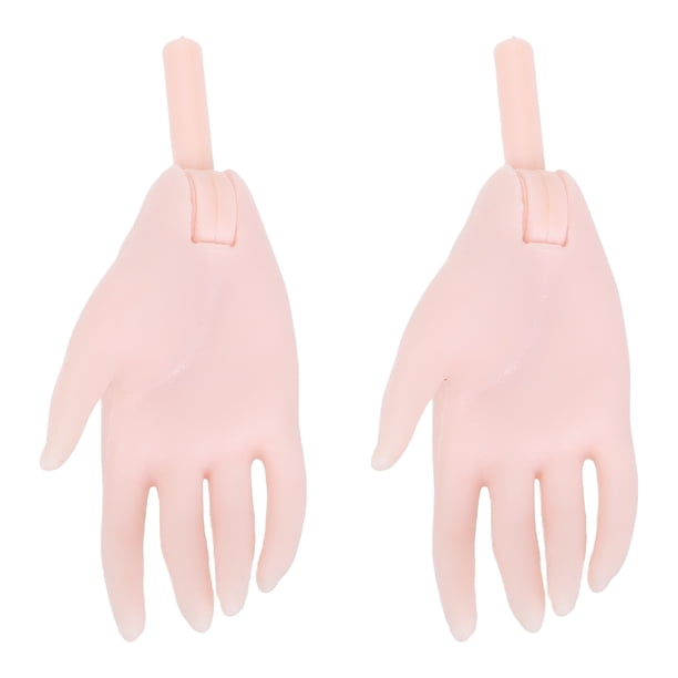1 par de piezas de repuesto para manos pequeñas de muñeca, mano de maniquí de mujer, mano pequeña para muñeca, mano pequeña de broma