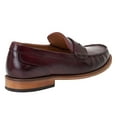 thumbnail image 2 of Base London Mens Garfield Leather Penny Loafers, 2 of 5