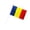 A1_10pc Romania Multicolor 8.3x11.8in, variant on Slovakia Hand Held Flag,10pc flags on sticks,yard flags with pole,Hand Held Stick Flags for Patriotic,Parades Parties National Flags,mini flags,flags outdoor decorations,festival celebration flags