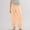 Orange, variant on Striped Pants for Women Plus Size Ruffle Summer Casual Wide Leg Straight Joggers Pants Elastic Waist