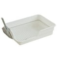 thumbnail image 3 of DOLITY Toilette pour Chien avec Paroi de Protection Chaque Côté Support de Tapis d'Entraînement Réutilisable Blanc Espacement 15mm, 3 of 9