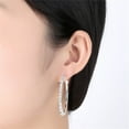 thumbnail image 3 of Fiudx Pendientes de Cristal Contaminación Coloridas Individuales y Accesorios Geométricos de Colores para Mujer, 3 of 5
