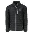 thumbnail image 2 of Men's Cutter & Buck Black New York Mets Rainier PrimaLoft- Eco Insulated Full-Zip Hoodie Puffer Jacket, 2 of 3