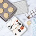 thumbnail image 5 of Yayeee Pot Holders Kitchen Heat Resistant with Pocket 7"x9.8" Cotton Oven Cooking Hot Pads, Cartoon Halloween Ghosts, 5 of 7