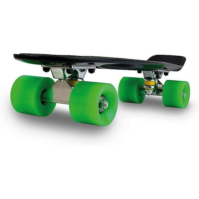 Mini Skateboard for Beginners Kids Adult Blue Plain Skateboards, 22 inch,  Gift