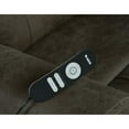 thumbnail image 2 of Ottawa Mushroom Light Brown Faux Leather Power Lift Chair with Heat and Massage, 2 of 16