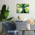thumbnail image 4 of Chilfamy Sunlight Through Trees Canvas Wall Decor for Bedroom and Kitchen, Fashionable Wall Pictures, Ideal for Home Art Decor, Ready To Hang, No Bathroom Wall Decor 20x16in, 4 of 6