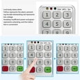 thumbnail image 3 of Digital Electronic Coded Lock, Keyless Entry Door Lock High Security Rust Resistant Low Power Alert  for Wardrobes Desks, 3 of 7