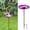Purple, variant on Solar Bird Bath Fountain - Automatic Water Circulator for Hummingbirds - Durable Design with Stable Ground Stake - Decorative Outdoor Birdbath for Garden, Lawn & Patio