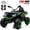 Green, variant on Joyracer 24 Volt Ride on Toys, ATV for Kids, 4WD Power Car Wheels with Remote Control, 800W Electric 4 Wheeler with 2 Seater, 3 Speeds, Spring Suspension, Knee Pad, Bluetooth Music, Ages 3-8, Black