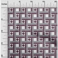 thumbnail image 1 of oneOone Cotton Cambric Fabric Diamond & Basketweave Geometric Print Sewing Fabric BTY 56 Inch Wide, 1 of 4