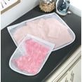 thumbnail image 4 of Whitmor Zippered Mesh Laundry Wash Bags - Set of 2 - one Small 11 x 15 and one Large 21 x 18 - White, 4 of 7