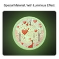 thumbnail image 2 of Valentine's Day Fluorescent Drawer Pulls with Screws, Round 4-Pack, Glow-in-the-Dark Knobs - Suitable for Cabinets, Wardrobes, Dressers, 2 of 6