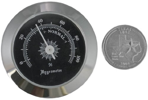 Visol Products VAC702 Cigar Humidor Hygrometer by