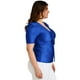 thumbnail image 2 of Blusa de satín Roman Fashion /Tallas Extras, 1825 (Azul rey) azul 40 Roman Fashion BL-GR-1825-REY, 2 of 6