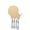 B, variant on CozeLy DIY Wind Chime Kit Blank Animal Shape Wood Wind Chime Blanks for Creative Adults and Teens Unfinished Wood Craft Set with Tubes and Strings for Summer Fun