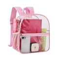 thumbnail image 3 of Mochila transparente aprobada por USPECLARE Stadium, impermeable, rosa, 3 of 9