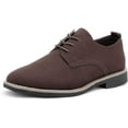 thumbnail image 6 of Men's Suede Dress Shoes Casual Lace Up Oxfords Shoes, 6 of 7