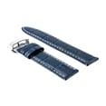 thumbnail image 2 of 19MM LEATHER WATCH STRAP BAND DEPLOYMENT CLASP FOR TISSOT PRC200 T461 BLUE WS, 2 of 2