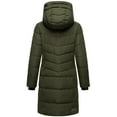 thumbnail image 3 of Marikoo Women's Warm Winter Coat with Hood - Quilted Thigh-Length Jacket - Natsukoo XVI, 3 of 7