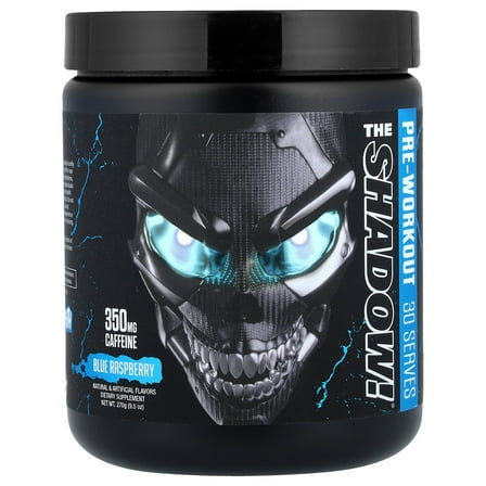 JNX Sports® The Shadow! Pre-Workout 350mg Caffeine Blue Raspberry 30 Serves