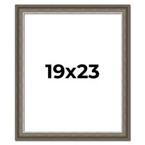 19x23 Frame Brown Solid Wood Picture Frame | 1.75 Inch Moulding Width | Austin Frame Complete with
