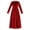 Red, variant on IBTOM CASTLE Kids Little Girls Maxi Velvet Dress with Pockets Long Sleeve Casual Pageant Party Evening Gown 6-7 Years Green
