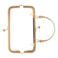 thumbnail image 4 of Marco De Bolso Cierre De Beso De Bolas Con Mango Metal Accesorios Para Fabricación De Monedero Cartera Oro Macarena Manija con cierre tipo corchete, 4 of 6