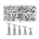 thumbnail image 1 of 80 Sets Chicago Screws 5 Sizes 6 10 12 15 18mm Binding Screws Studs Rivets,for Leather, Bookbinding, 1 of 5