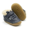 thumbnail image 3 of Old Soles Toddlers Flake Quilt Leather Sneaker, Navy,4 M US, 3 of 7