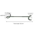 thumbnail image 3 of OUSITAID Anti Slip Lantern Hanger Double Head Tent Light Hook for Outdoor (Mud Color), 3 of 10