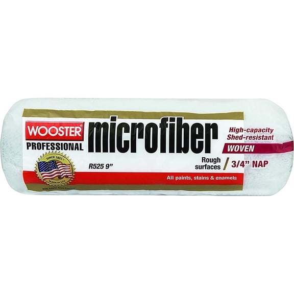 Wooster 9 In. x 3/4 In. Microfiber Roller Cover R525-9