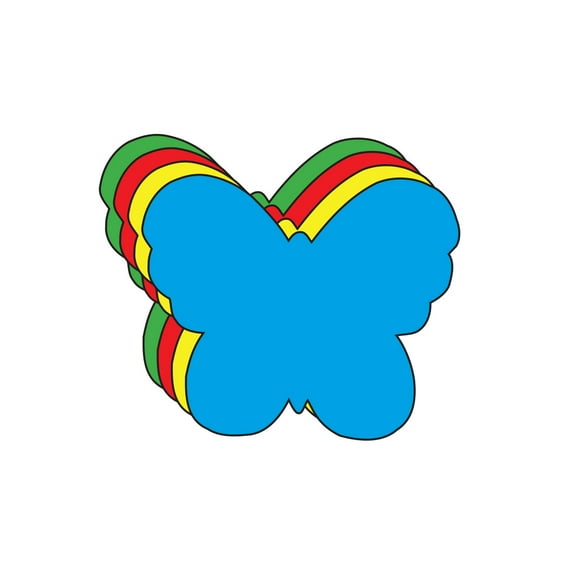 SHAPES ETC. Die-Cut Magnetic - Small Assorted Color Butterfly