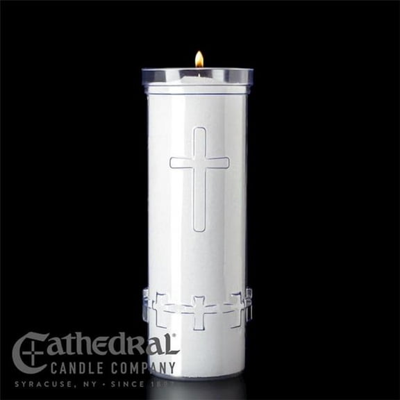 Cathedral Candle 408316 Memorial Light Candle Refills - Outdoor - Pack of 24