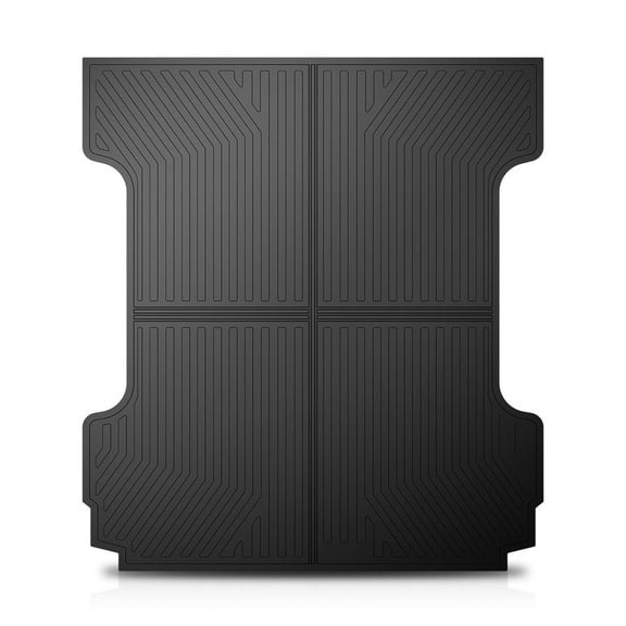 5.8' FT Rough Country Rubber Truck Bed Mat Black Fit For 2007-2018 Chevy Silverado 1500 2500HD 3500HD