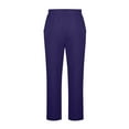 thumbnail image 4 of CQONEPT Mens Big and Tall Linen Cotton Pant Baggy Casual Streetwear Pants Comfortable Outdoor Trousers with Pockets Purple 2XL, 4 of 6