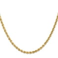 thumbnail image 2 of 10K Yellow Gold Rope Chain Styles Necklace 3 mm Diamond-Cut 20 inch, 2 of 4