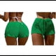 thumbnail image 3 of Traje de Baño Bikini de Punto con Cintura Alta y Aberturas para Mujer. Verde M, 3 of 7